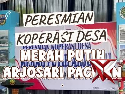 Kabagops Polres Pacitan menghadiri undangan kegiatan peresmian Koperasi Desa Merah Putih Arjosari