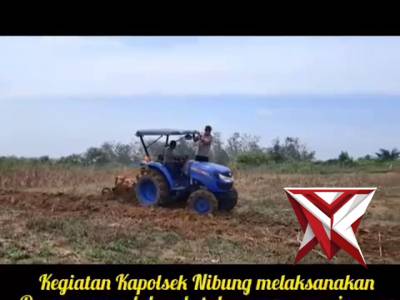 Polsek Nibung siapkan Lahan Jagung di Kelurahan Karya Makmur - PoliceTube