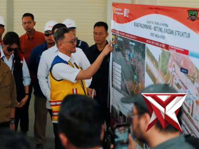 Kapolda Sumsel Melaksanakan Pengecekan Jalur Tol Kapal Betung