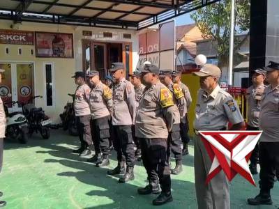 pelaksanaan apel pagi guna teruskan perintah pimpinan - PoliceTube