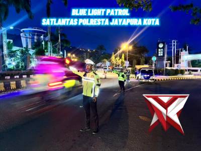 BLUE LIGHT PATROLI DITLANTAS POLDA PAPUA DAN JAJARAN