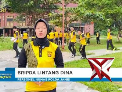Polri TV : Gerakan Kebersihan Polda Jambi
