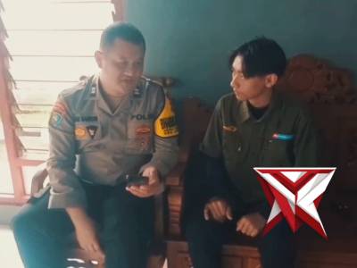 BHABINKAMTIBMAS DESA DONOMULYO LAKUKKAN SAMBANG KE WARGA BINAANYA