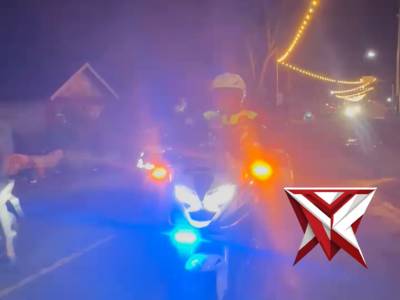 Pamwal takbiran Personil Satuan Lalulintas Polres Boltim