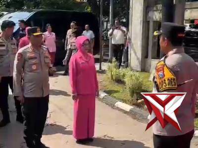 Polres Magetan menerima kunjungan kerja Kapolda Jawa Timur Irjen Pol Drs. Nanang Avianto, M.Si. ???