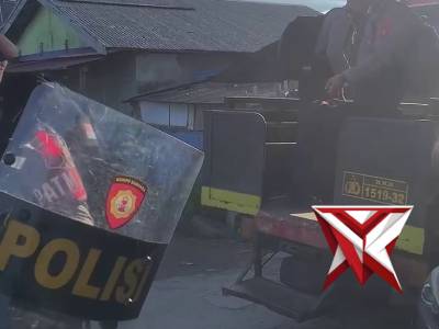 pengamanan Polsek Makeang