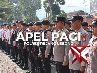 APEL PAGI POLRES REJANG LEBONG - PoliceTube