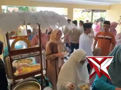 halal bihalal open house di kediaman Kapolres Magetan