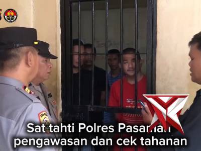 Pengecekan Tahanan Oleh Sat Tahti Polres Pasaman