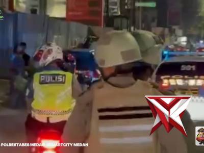 PATROLI KAMTIBMAS DI WAKTU SUBUH RAMADHAN KE-15