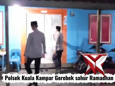 Grebek Sahur Polsek Kuala Kampar