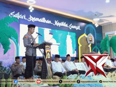 Safari Ramadhan Jadi Strategi Kapolda Sumsel Jaga Stabilitas Nasional - PoliceTube