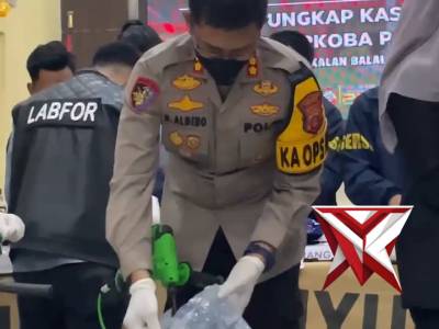 Pemusnahan barang bukti sabu senilai 16 miliar