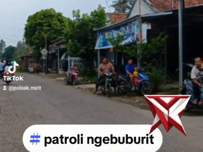 Patroli Ngebuburit Polsek Mirit
