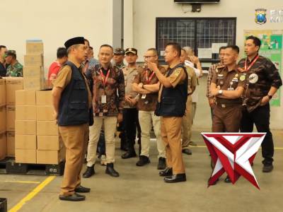 Pastikan Stok Aman dan Harga Stabil, Polres Madiun bersama Forkopimda Madiun Sidak Bapokting