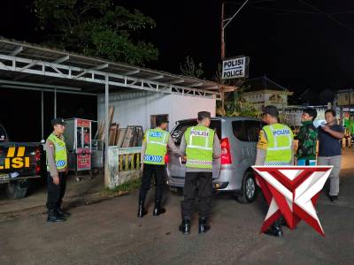 Tekan Aksi Kejahatan Razia Polsek Gabungan