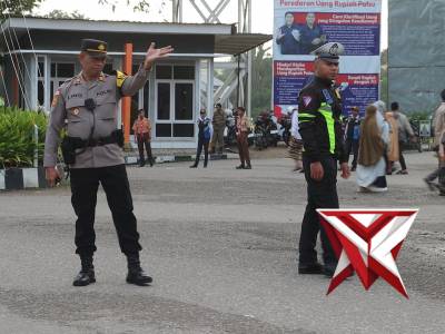 Personel Polres Belu bersama instansi terkait melaksanakan pengamanan Sholat Idul Fitri 1447 H - PoliceTube