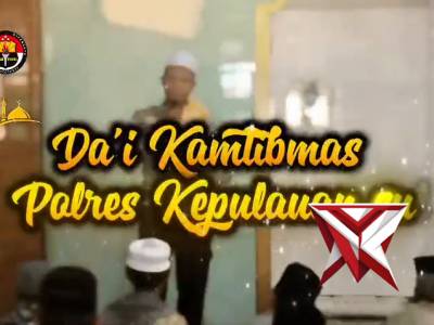Da'i Kamtibmas melaksanakan kegiatan ceramah keagamaan di masjid-masjid sampaikan pesan2 kamtibmas