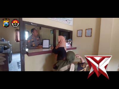 Kapolsek Tiris Berikan Sosialisasi Pembuatan SKCK Full Online