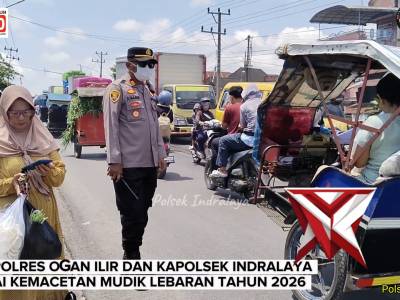 Gerak cepat Kapolres Ogan Ilir dan Kapolsek Indralaya urai kemacetan arus lalu lintas menjelang leba