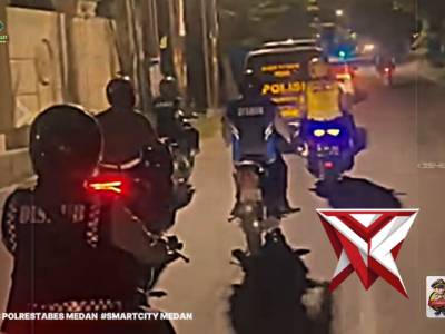 PATROLI KAMTIBMAS DI WAKTU SUBUH RAMADHAN KE-19
