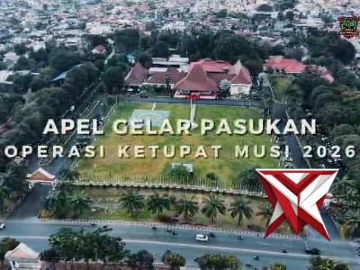 Mudik Aman, Keluarga Bahagia: Kapolda Sumsel Resmi Mulai Operasi Ketupat Musi 2026