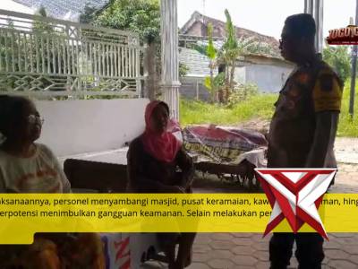 Polsek Kedamean terus menggencarkan patroli dialogis selama bulan suci Ramadhan