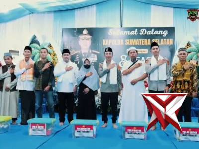 Silaturahmi dengan Warga Banyuasin, Kapolda Sumsel Tegaskan Kolaborasi Jaga Kamtibmas