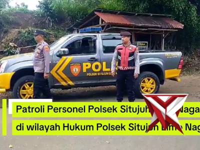 Patroli Personel Polsek Situjuh Limo Nagari