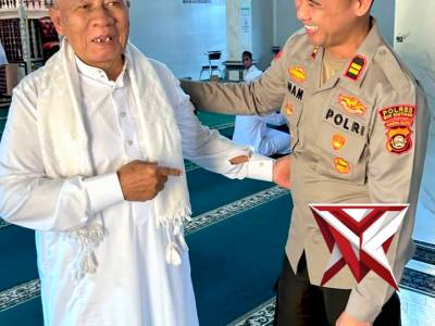 Silaturahmi Kapolsek Tungkal Jaya dengan Tokoh Agama