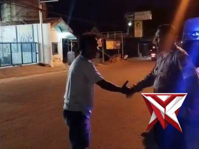 Patroli Blue Night/Blue Light Depan SPBU Pugeran, Kec. Gondang