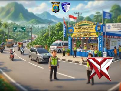 Lokasi Pos Pam, Pos Yan dan Terpadu Untuk Mudik dan Balik pada jalur Arteri & Tol