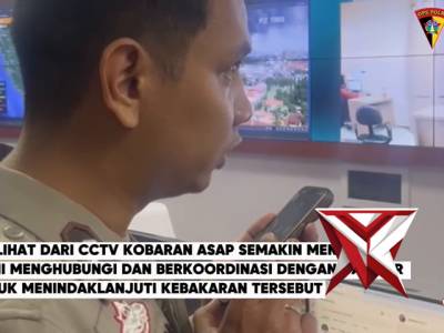 Respon Cepat Call center 110 Polda Sumsel Menindaklanjuti Laporan Masyarakat Ttg adanya Musibah Keba