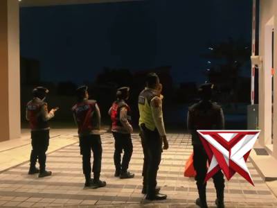 PATROLI HARKAMTIBMAS POLWAN DAN UNIT PAMOBVIT SAT SAMAPTA POLRESTA SIDOARJO