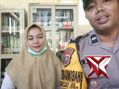 Bhabinkamtibmas Giat Pendampingan Vaksin Polio