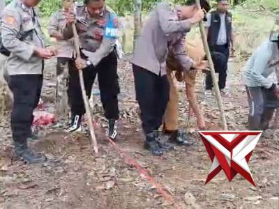 Penanaman Jagung Kuartal I Polsek Lubuk Linggau Barat