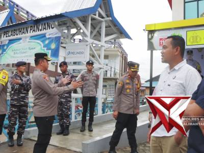 Pengecekan Posko Pelayanan Polres Kotabaru