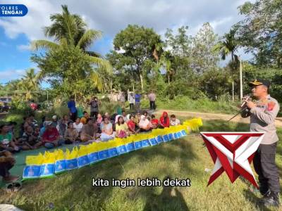 KAPOLRES TAPTENG BAKTI SOSIAL DAN DENGARKAN ASPIRASI WARGA