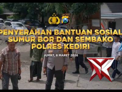 Bantuan Sumur Bor Polres Kediri Disambut Antusias Warga Gurah