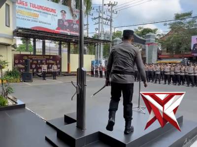 Upacara Pengukuhan Pamapta Polres Tulungagung