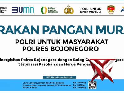 Gerakan pasar murah polsek sekar polres bojonegoro - PoliceTube