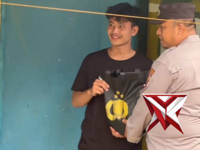 Jum'at Berkah Bhabinkamtibmas Polsek Babat Supat