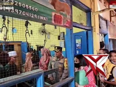 JAJARAN POLRES PROBOLINGGO MELAKSANAKAN PENGECEKAN HARGA BAHAN POKOK MENJELANG HARI RAYA IDULFITRI