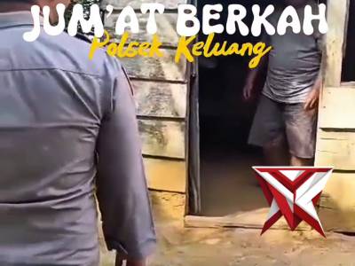 Bhabinkamtibmas Polsek Keluang Melaksanakan Jumat Berkah