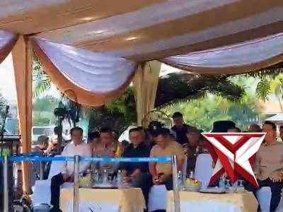 Kapolres OKI mehadiri kegiatan Adat Midang Morge Siwe Kayuagung Kab. OKI.