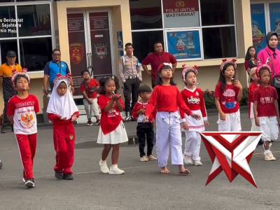 Lomba dalam rangka HUT ke 80 kemerdekaan RI Tahun 2025 Polresta Bengkulu