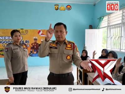 Sosialisasi penerimaan polri