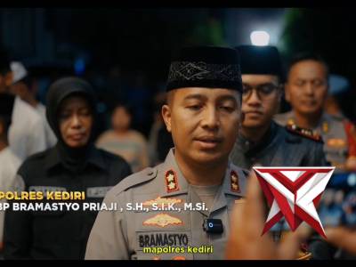 Sahur Gratis Kapolres Kediri Bersama Warga