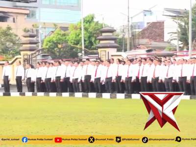 Karolog Polda Sumsel Pimpin Apel Pagi Gabungan, Tekankan Disiplin dan Kesiapsiagaan Personel