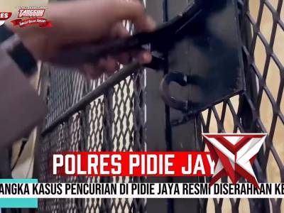 Tersangka Kasus Pencurian Di Pidie Jaya Resmi Di Serahkan Ke Jaksa